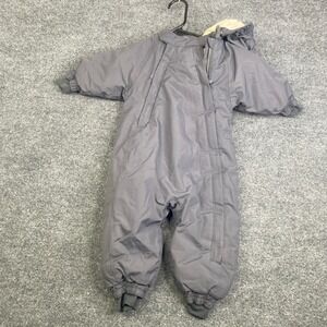 Konges Slojd Nohr Snowsuit Grey Thermolite Waterproof Bunting 6-9M